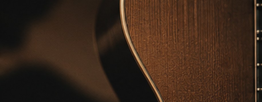 Editorial concept photograph of acoustic guitar